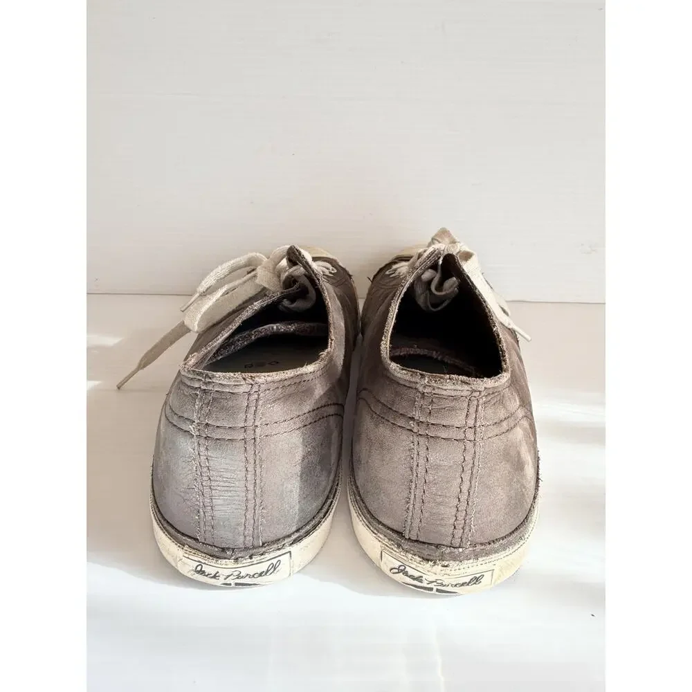Vintage CONVERSE JACK PURCELL Brown Tennis Shoes Mens Size 10